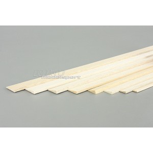 Balsa - spływ niesymetryczny 5 x 1 x 20 x 1000mm