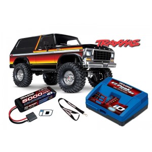 Traxxas TRX-4 Ford Bronco Ranger XLT 4WD 1/10 - zestaw (ładowarka, akumulator + akcesoria)