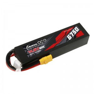 Akumulator Gens Ace 6750mAh 14.8V 60C 4S1P Lipo XT90 do Traxxas X-Maxx