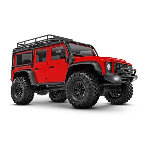 Traxxas TRX-4M Land Rover Defender 4WD 1/18 RTR - kolorystyka czerwona