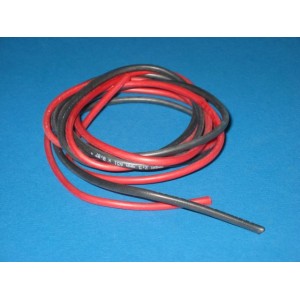 Przewód silikonowy 4.0mm² / 1mb (czarny  czerwony).