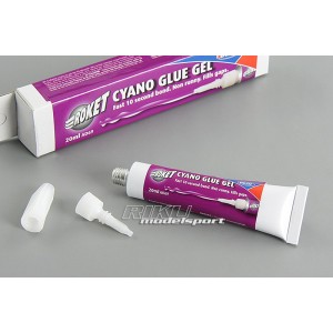 Cyano Glue Gel 10s, 20ml - gęsty